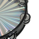 Tambourine for adults 10 inch Handheld Drum Bell Metal Jingles Percussion