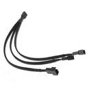 4 Pin One Minute and Three Fan Interface Extension Cable, Computer CPU 4PIN R4T9