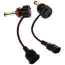 4 Sides H11 LED Headlight High or Low Beam Bulbs 2400W 286000LM 6000K White 2P_