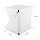 Portable 9.5" x 9.5" LED Light Photography Cube Box Shooting Tent Photo Stud Hn