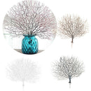 Artificial Peacock Coral Branch Faux Plant Floral Art Craft Home Office 02