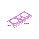 1pcs Multifunctional Children Variety Spirograph Drawing V Plastic Color Ru M1P8