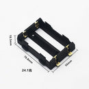 Cell 26650 3.7V Batteries Plastic Holder Shell Case Box Tab Holder Double Slot