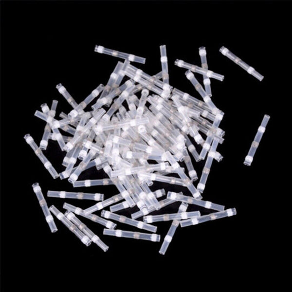 50pcs 26-24AWG Waterproof Solder Sleeve Heat Shrink Wire Splice Connector