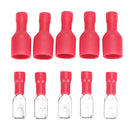 100Pcs Female&Male Spade Insulated Connectors Crimp Electrical Wire Termina FT