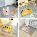 Cartoon Rabbit Thick Non-slip Water Absorbent Door Mats Carpet Floor Pad