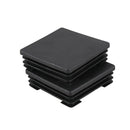 2 Pcs 70mm x 70mm Plastic Square Caps Tube Pipe Inserts End Blanking S2C7