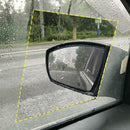 2Pcs Car Side Window Protect Film Anti Fog Anti-glare Waterproof 200*175mm