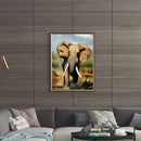 Art Full Round Drill Elephant 5D Kit DIY Diamond Painting Drawing (LD484)