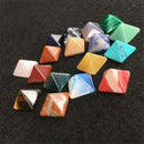 7x Chakra Pyramid Energy Generator Reiki Healing Spiritual Egyptian Stone Gifts