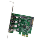 Low Profile 4 Ports Pci-E To Usb 3.0 Hub Pci Express Expansion Card Adapter H4M8