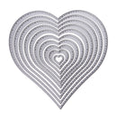 10pc Heart Sewing thread Metal Die Cutting Dies For DIY Scrapbooking Card Folder