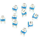 100pcs/Box Variable Resistors Potentiometer Assortment Box Kit 500ohm + S9Y X9J9