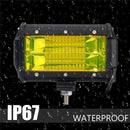 2PCS Waterproof 5inch 72W LED Work Light for Driving Fog Lamp Offroad Truck F3U5
