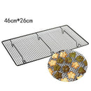 Stainless Steel Wire Grid Cooling Tray Cake Food Rack Cookie Biscuit HolderB Ew