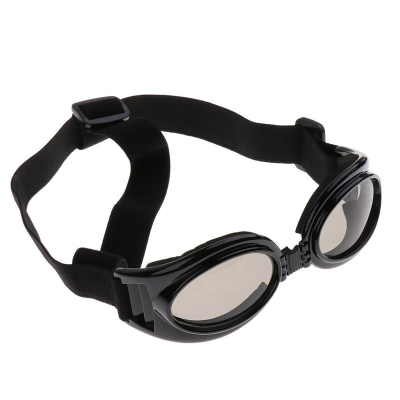Pet Dog Wind Sunglasses Eye Wear Protection Goggles Adjustable Strap Black