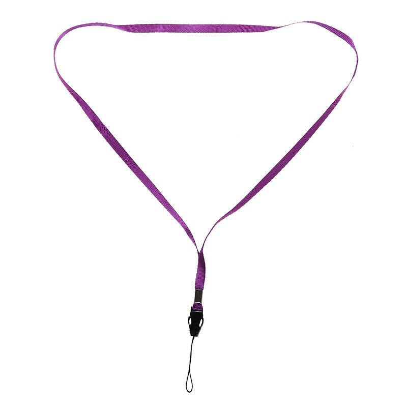 10 * purple Neck Strap ID Pass Card Badge Card Gym card Mobile Phone USB La R7L6