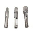 3 Pcs 2Pit 2 Slots SDS Round Shank Convert Shank Socket Extension Bar SDS E