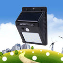 20 LED Solar Power PIR Motion Sensor Wall Light Outdoor Waterproof Garden Lamp