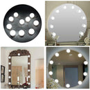 10pcs Makeup Mirror Vanity LED Light Bulbs Kit Cosmetic Lighting (White) A