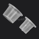 New 200 Pcs Plastic Tattoo Ink Pigment Cups Holder Medium & Small 100 Each