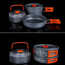 Hewolf Outdoor Cookware Pot Wild Pot Cookware Cookware Set 2-3 Cookware Set