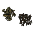 100Pcs 16mm Filigree Cone Flower Bead Cap Bead End for Tassel DIY Makings