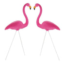 Pack of 2 Plastic Flamingo Garden Stake -  Flamingo Garden Statue - Beautiful