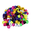 150pcs Bird Rings 8mm Leg Bands Clip Pigeon Dove Chicks Duck Bantam Poultry G1N4