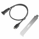50Cm Usb 3.1 Front Panel Header Type-E To Usb-C Type C Female Connector Ext