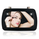 New LED Lighted Black Clip On Sun Visor/Vanity Mirror Car/Automobile Light Cover