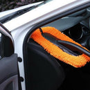Cleaning Brush Car Window Dust Collector Telescopic Microfiber Stainless St Y6R7