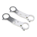 Pair Motorcycle Front Fork Yokes Clamp for 47cc 49cc Mini Motor Dirt Bike