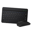 Compact Portable Bluetooth 10inch Keyboard Mouse Set for Tablet PC Laptops