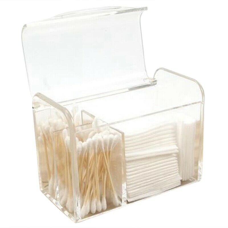Dust Proof Cosmetics Organizer For Cotton Acrylic Makeup Box Organizer Stor N1D5