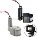 Outdoor 12VDC Automatic Infrared PIR Motion Sensor Switch for LED Light Gray