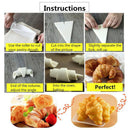 Making Croissant Bread tools Dough Pastry baking Plastic Handle Rolling CutterMO