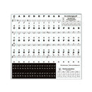 Removable Key Stickers for 37 49 54 61 88 Keys Electronic Keyboard Piano