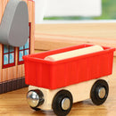 Friends Wooden Track Scene Accessories Lumber Yard Compatible with Rail Car X3C1