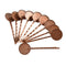 30Pcs Hair Slide With Pad Clips Cabochon Setting Blanks Tray DIY Findings