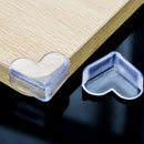 12pcs Transparent Corner Cushions Soft Protectors Clear Guard F. Desk Table Edge