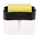 Soap Pump Dispenser with Sponge Holder Container Manual Press Soap OrganizeSEAU