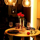 4m 40LED Copper Wire String Light Rhomb Heart Valentines Day Decor Light