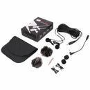 6m Dual-Head Lavalier Lapel Clip-On Microphone For Lecture Or Interview For H5P8
