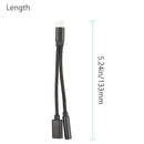 Type C To 3.5mm  And Charger 2 In1 Headphone Audio Jack USB C Cable Adapter