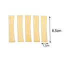 Electric Guitar Bass Fingerboard Fret Press Inserts, Golden Brass, 10pcs/set