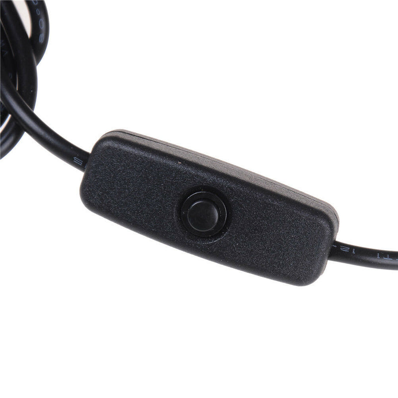 5V 3A Mini USB Power Supply Charger Adapter On/off Switch for Raspberry Pi 3 lj