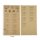 2020 Year Mini Calendar Stickers Index Bookmark Planner Journal Accessories Delu