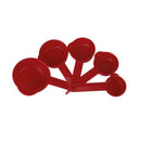 5 Piece Red Measuring Cup Set I5P4