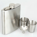 Portable Stainless Steel 7oz Hip Flask Flagon Whiskey Wine Pot Bottle Gift